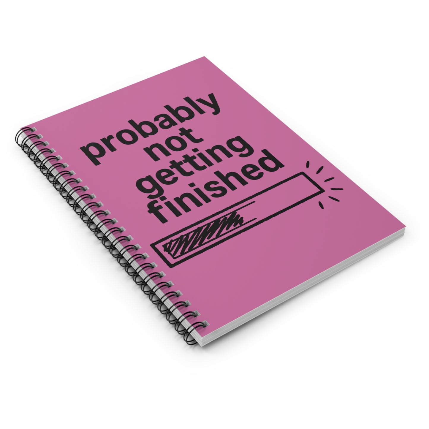 Probably Not Getting Finished – ADHD Starter Notebook