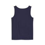 Abstract Wave Mesh Tank Top — Geometric Optical Illusion Graphic Tank