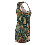 Octopus Garden Racerback Dress — Vintage Nautical Floral Print