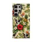 Tropical chihuahua Phone Case — Floral Pineapple Protective Tough Case