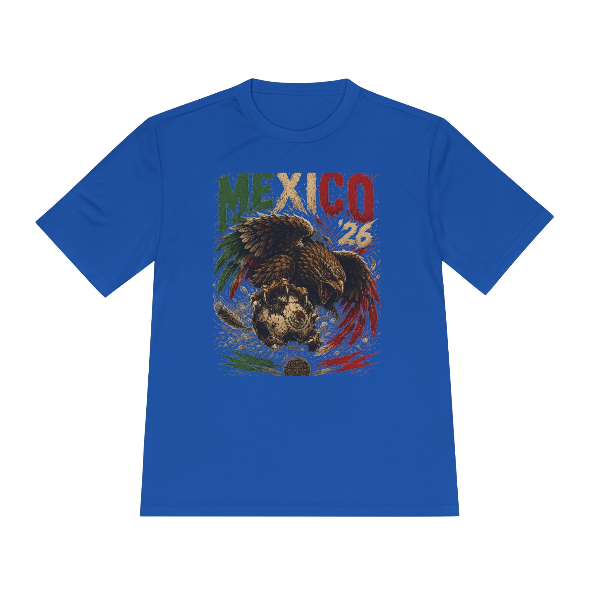 Mexico Eagle Graphic Tee — Mexican Flag Patriotic Soccer Fan Shirt