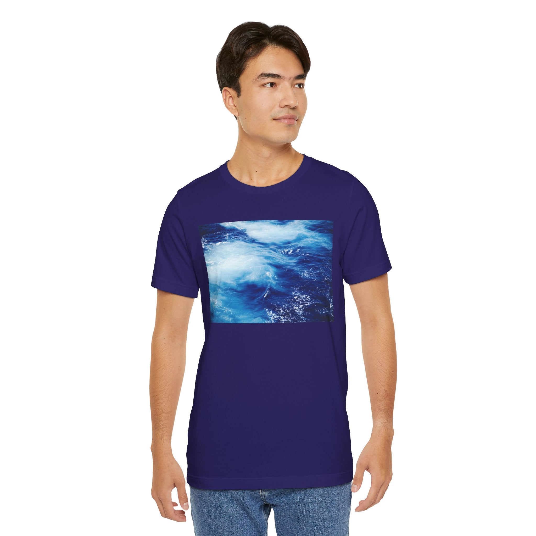 Ocean Waves  Tee — Blue Water Photography T-Shirt