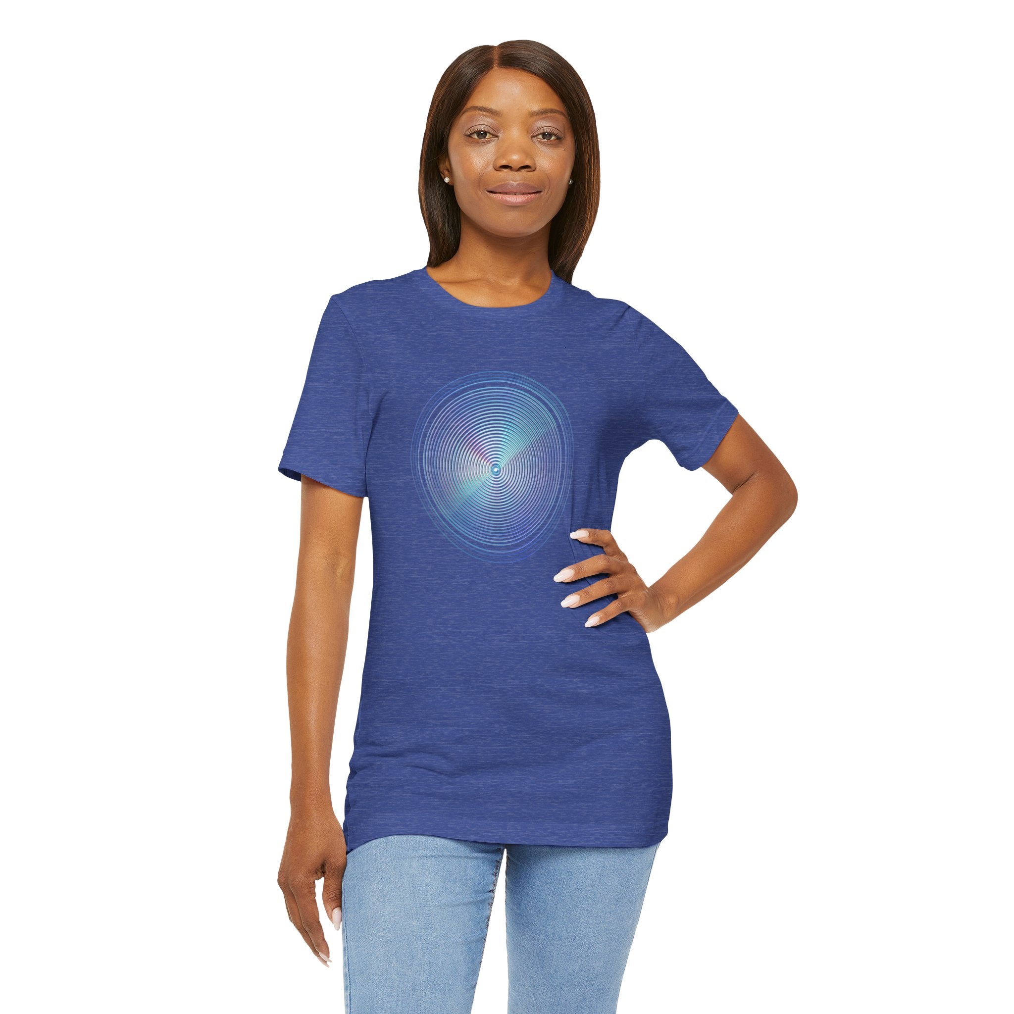 Hypnotic Holo Spiral T‑Shirt