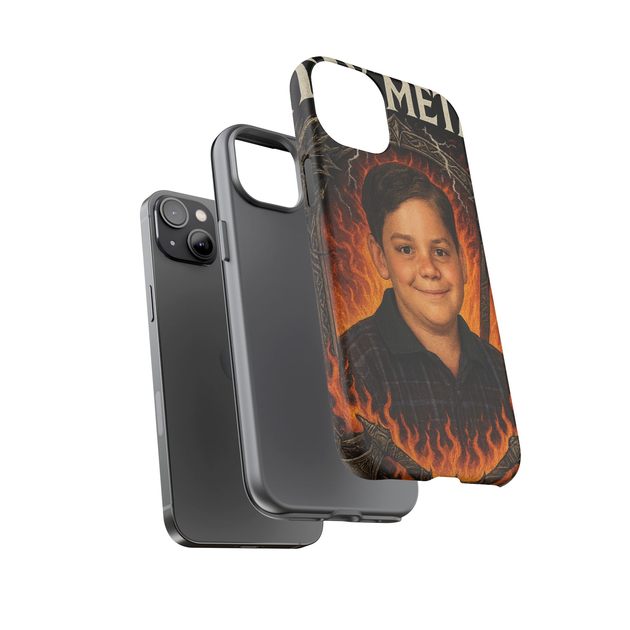 Metalhead Phone Case, Tough Cases for Music Lovers, Personalize with Unique Art, Gift for Metal Fans, Rock Lover's Accessory
