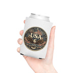 USA Eagle Can Cooler - Patriotic American Flag Beer Holder for 4th of July