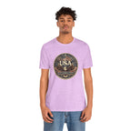 USA Eagle Vintage Patriotic T-Shirt — American Flag Graphic Tee