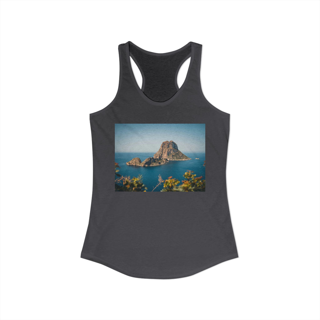Women's Racerback Tank - Es Vedrà, Spain View