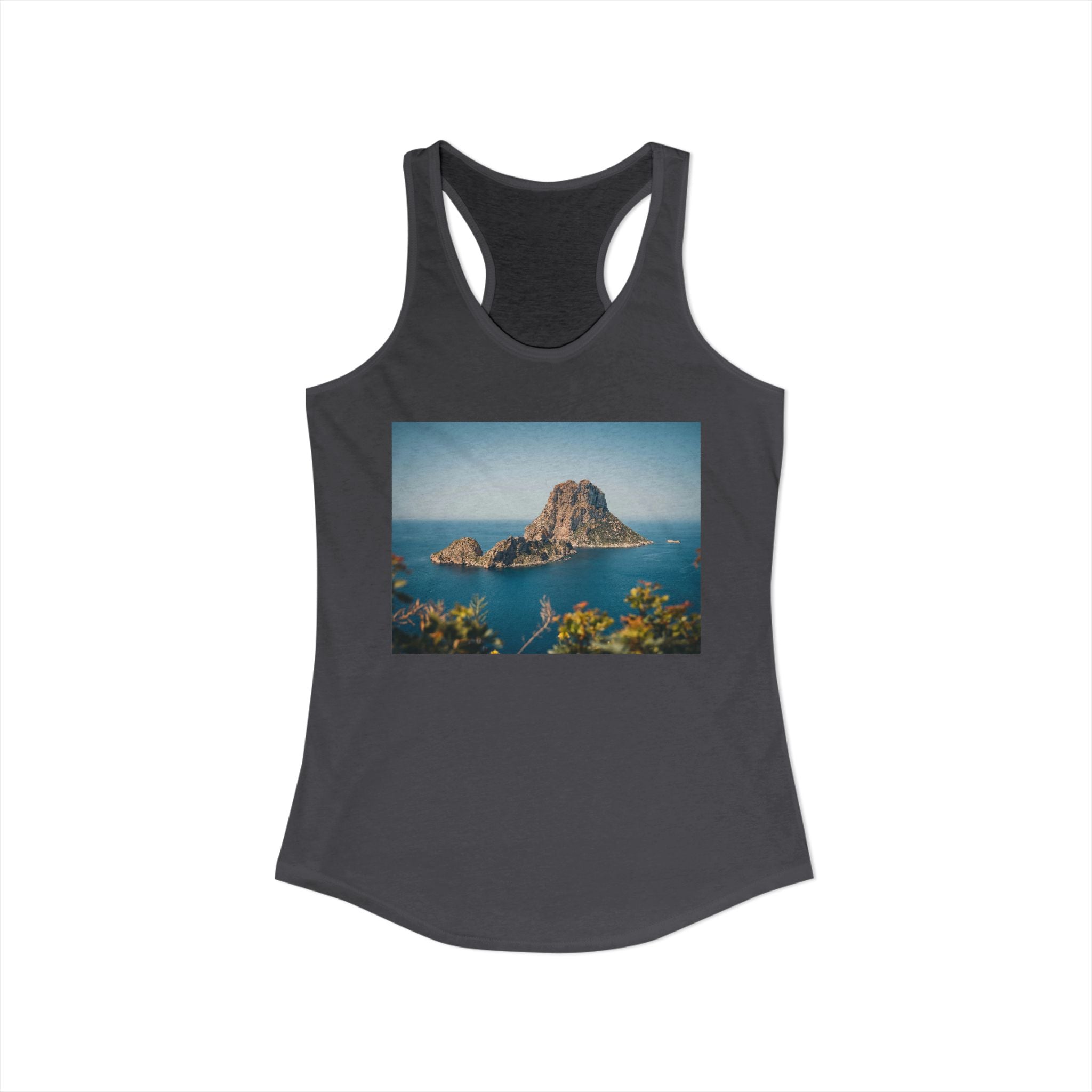 Women's Racerback Tank - Es Vedrà, Spain View