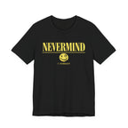 Nevermind I Forgot T-Shirt — Retro Yellow Smiley Graphic Tee