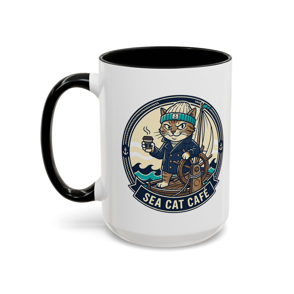 Nautical Sailboat Coffee Mug – Vintage Ocean Adventure Accent Mug