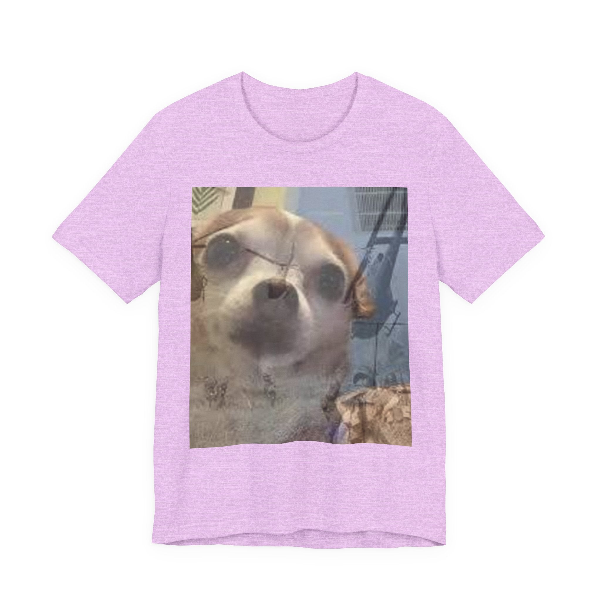 Funny chihuahua trauma  Dog T‑Shirt — Cute Chihuahua Photo Tee