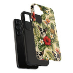 Tropical chihuahua Phone Case — Floral Pineapple Protective Tough Case