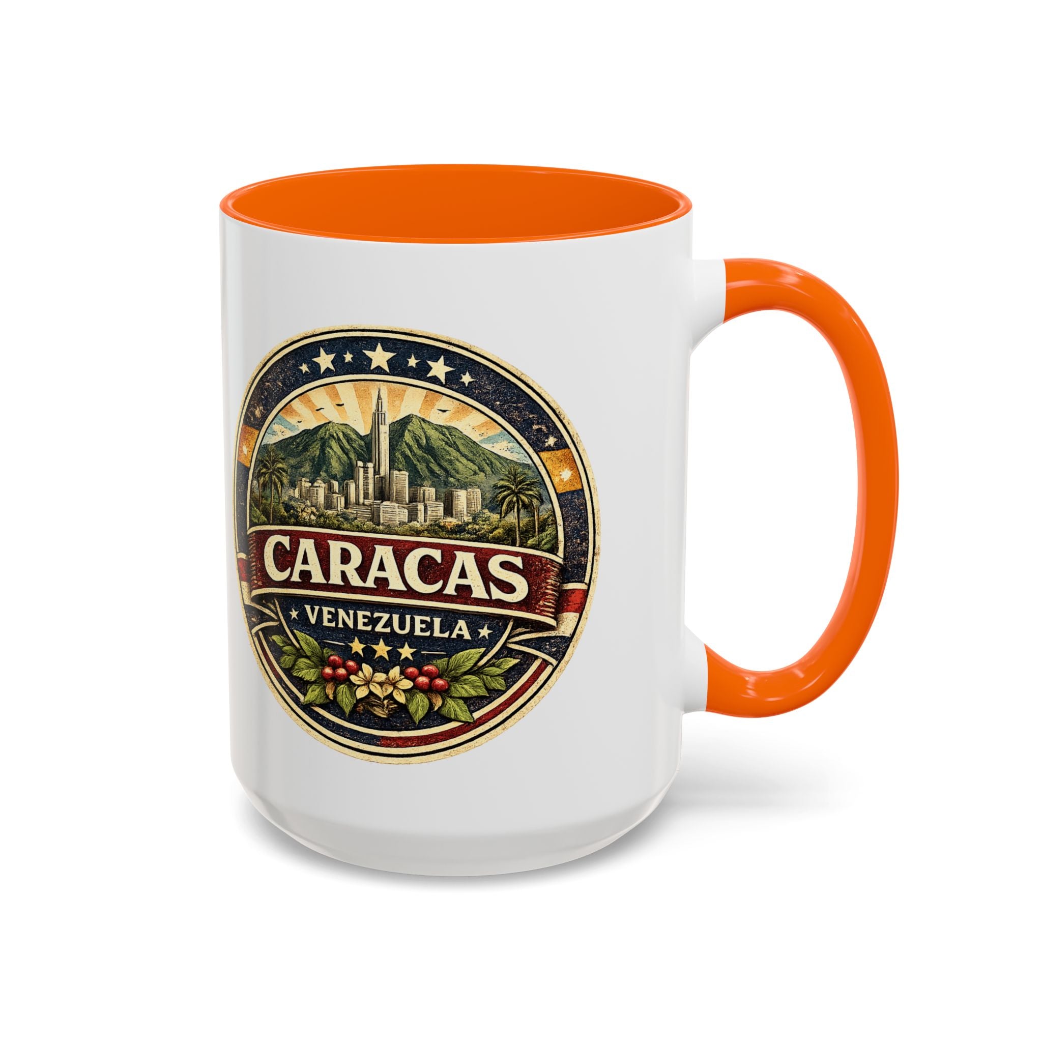 Caracas Venezuela Vintage Travel Accent Coffee Mug