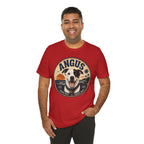 Angus Dog Tee — Retro Beach Portrait T-Shirt