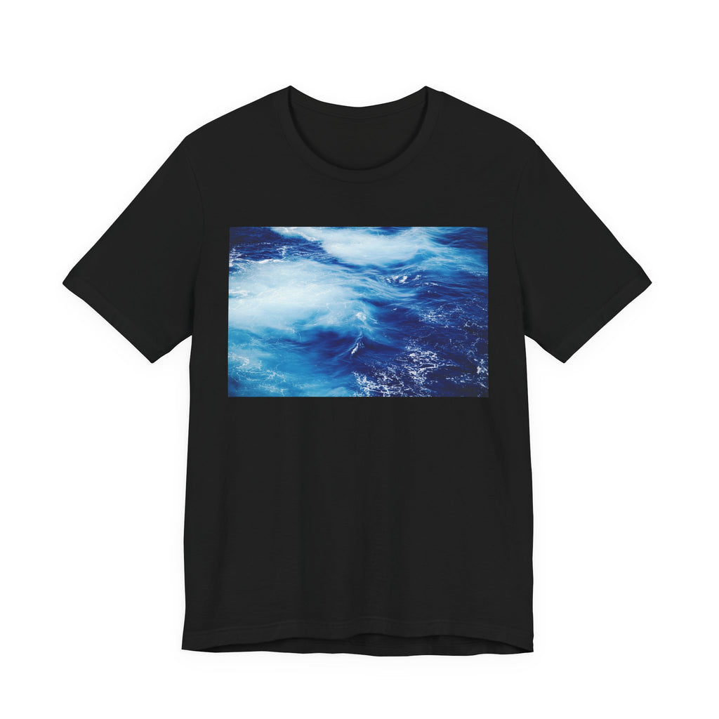 Ocean Waves  Tee — Blue Water Photography T-Shirt