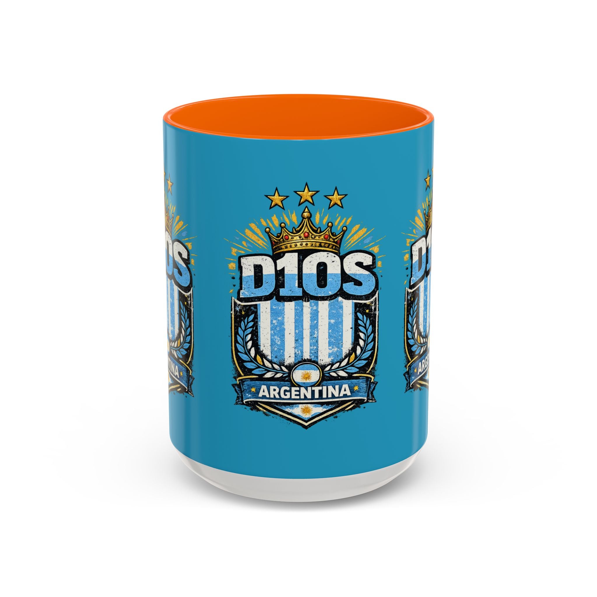 Coffee Mug — Bright Blue Accent Ceramic Mug (11/15oz)