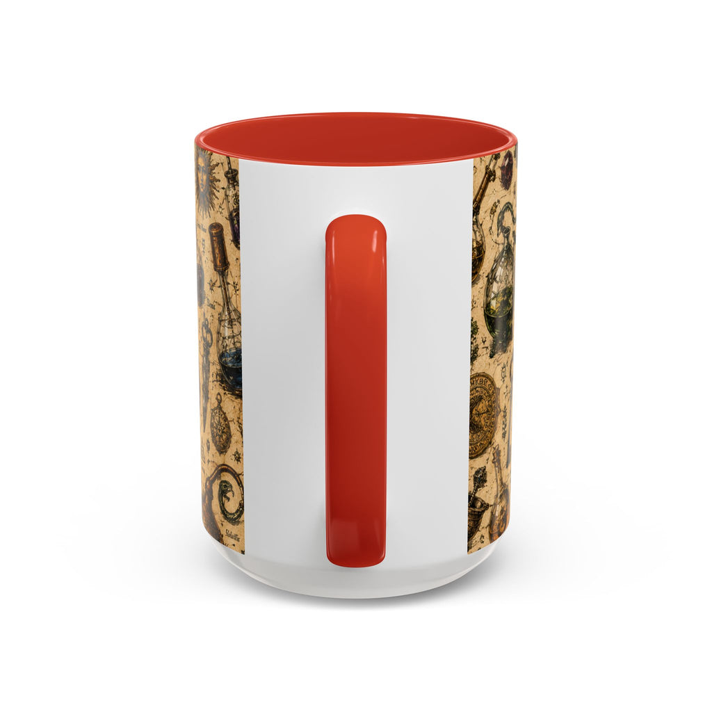 The Alchemist's Cabinet Coffee Mug — Vintage Apothecary Accent Mug (11/15 oz)