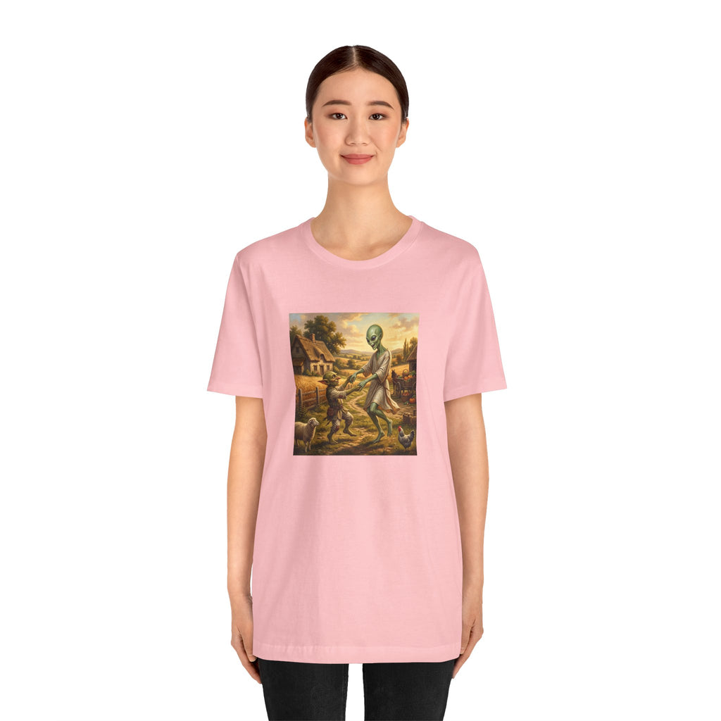 Alien Harvest Vintage Art T‑Shirt