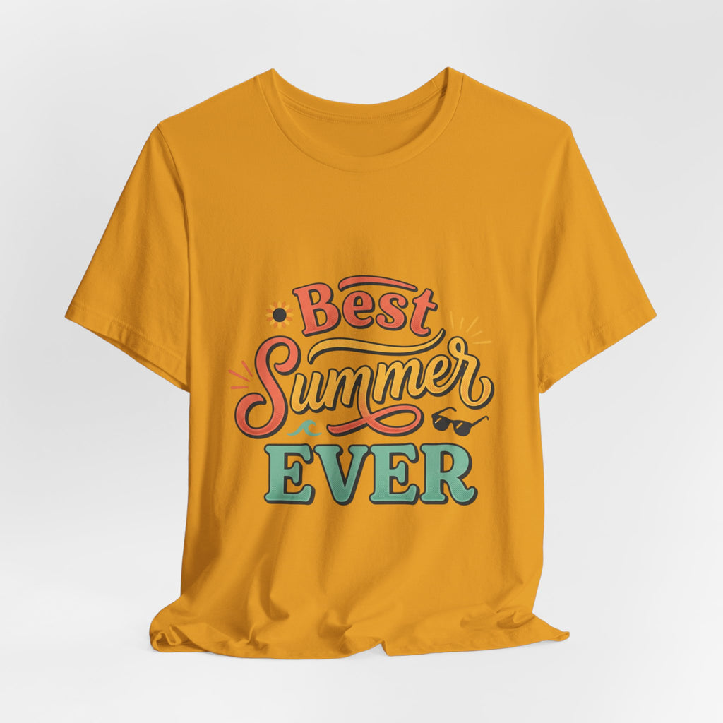 Best Summer Ever T-Shirt — Retro Colorful Vacation Tee