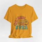 Best Summer Ever T-Shirt — Retro Colorful Vacation Tee
