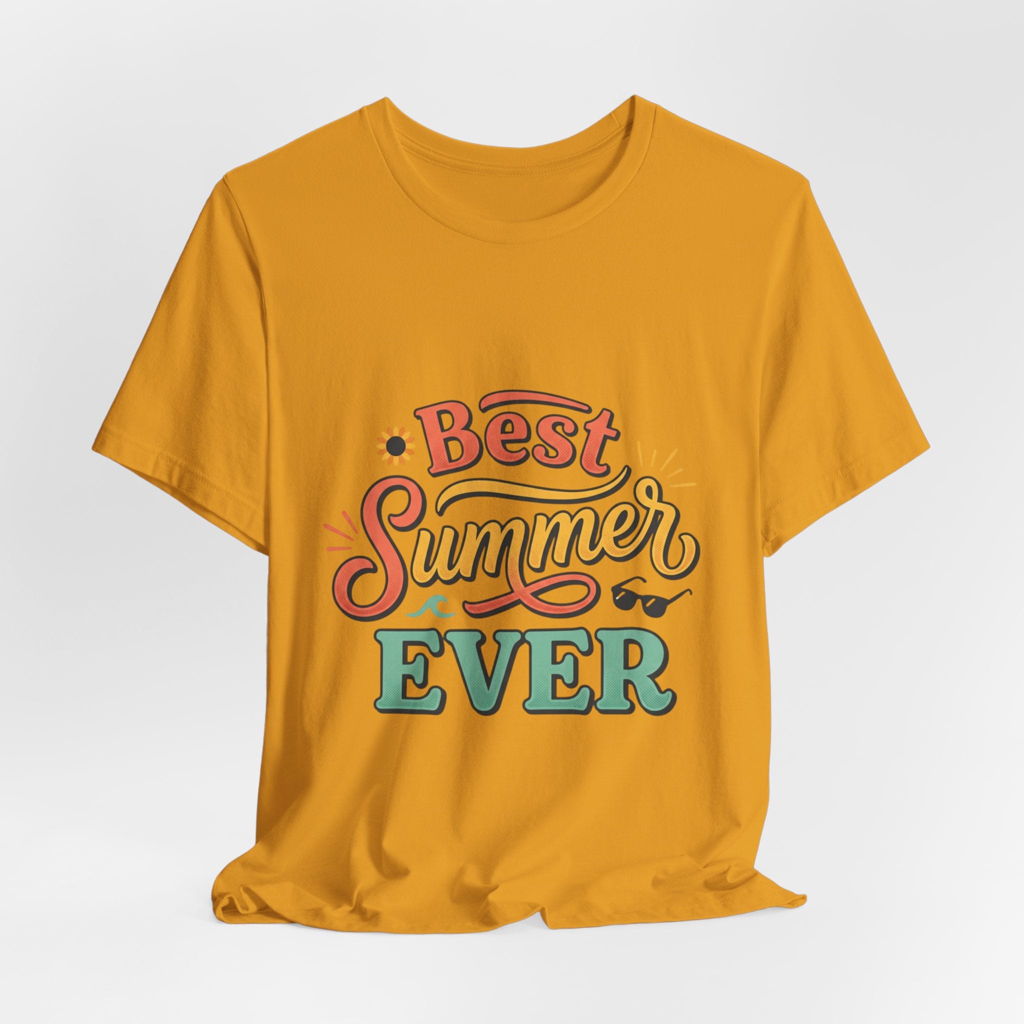 Best Summer Ever T-Shirt — Retro Colorful Vacation Tee