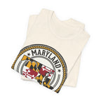 Maryland State Seal T-Shirt – The Free State Flag Emblem Tee