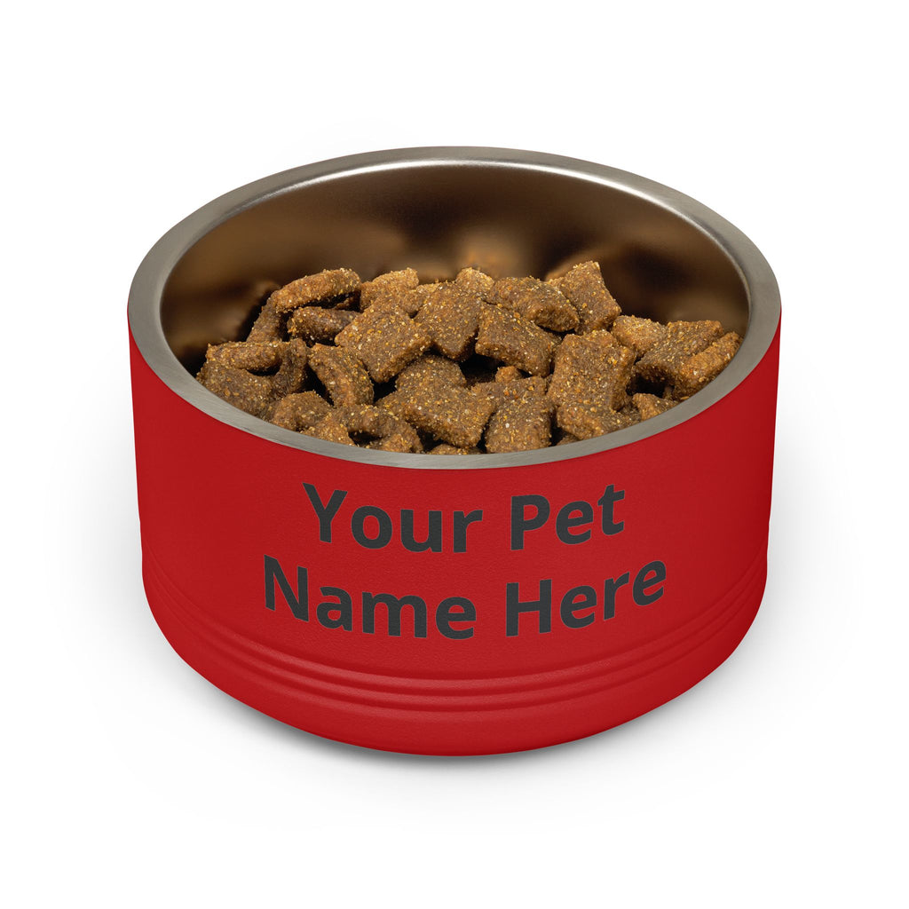 Personalized Pet Bowl – Custom Name 18oz Stainless Steel Dog & Cat Feeding Bowl