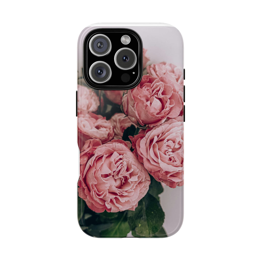 Tough Case — Pink Peonies Floral Phone Case