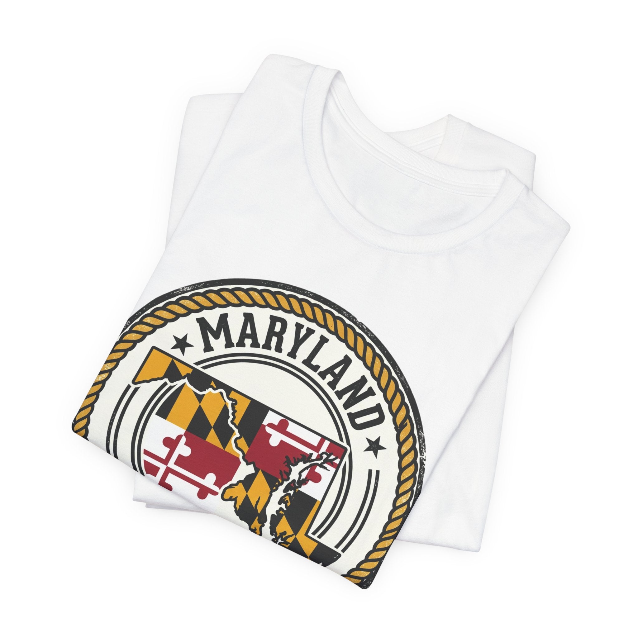 Maryland State Seal T-Shirt – The Free State Flag Emblem Tee