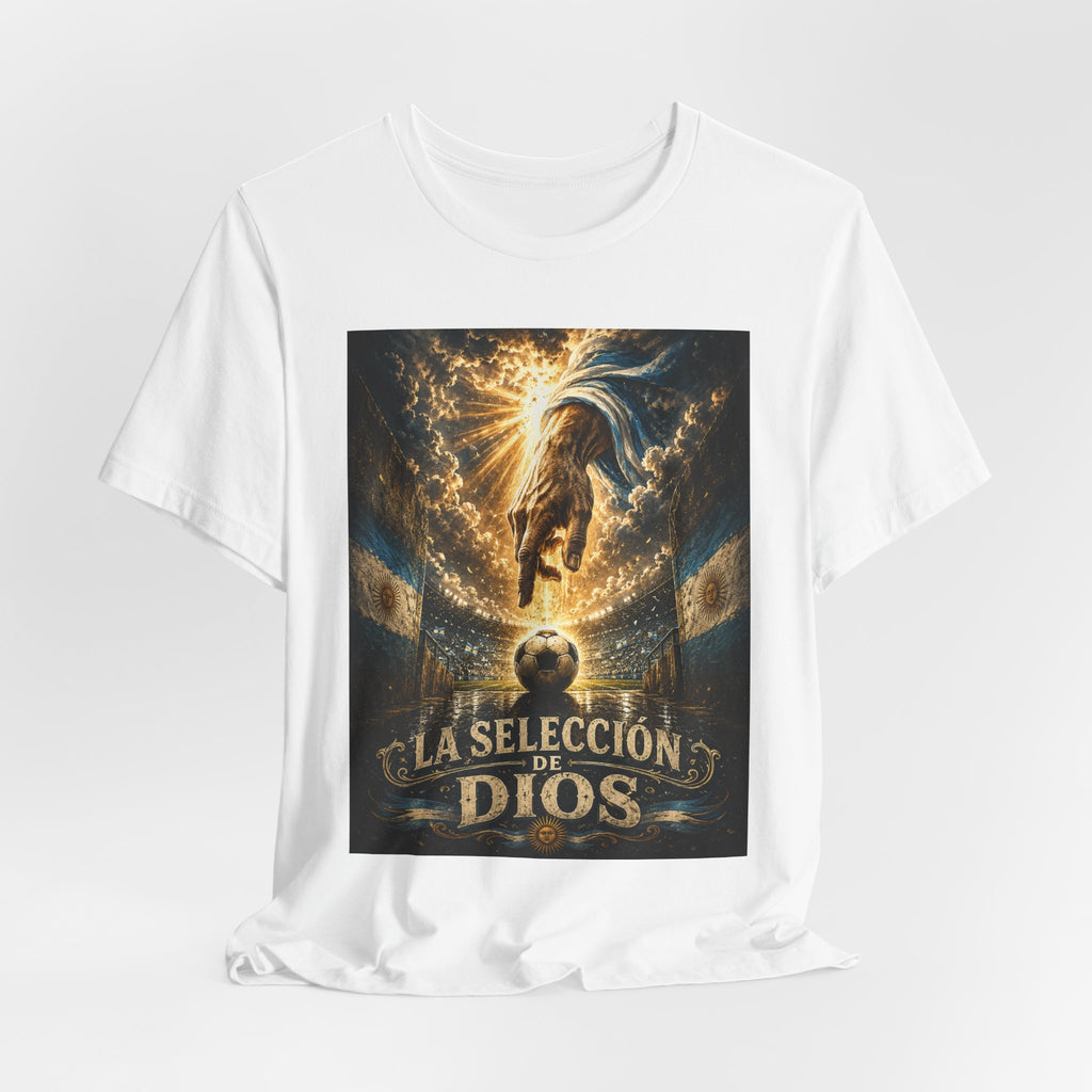 Soccer Faith T-Shirt — "La Selección de Dios" Graphic Tee