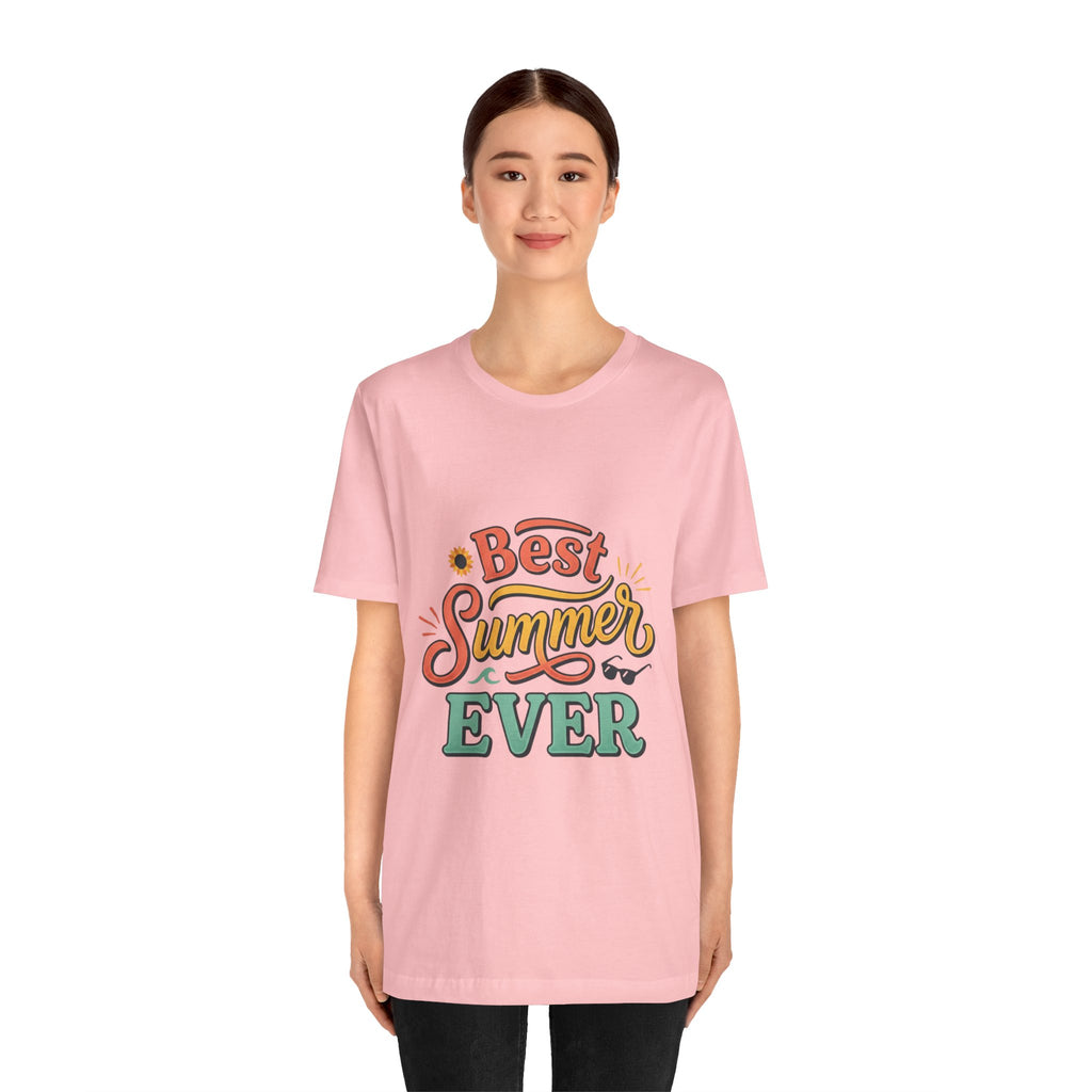 Best Summer Ever T-Shirt — Retro Colorful Vacation Tee