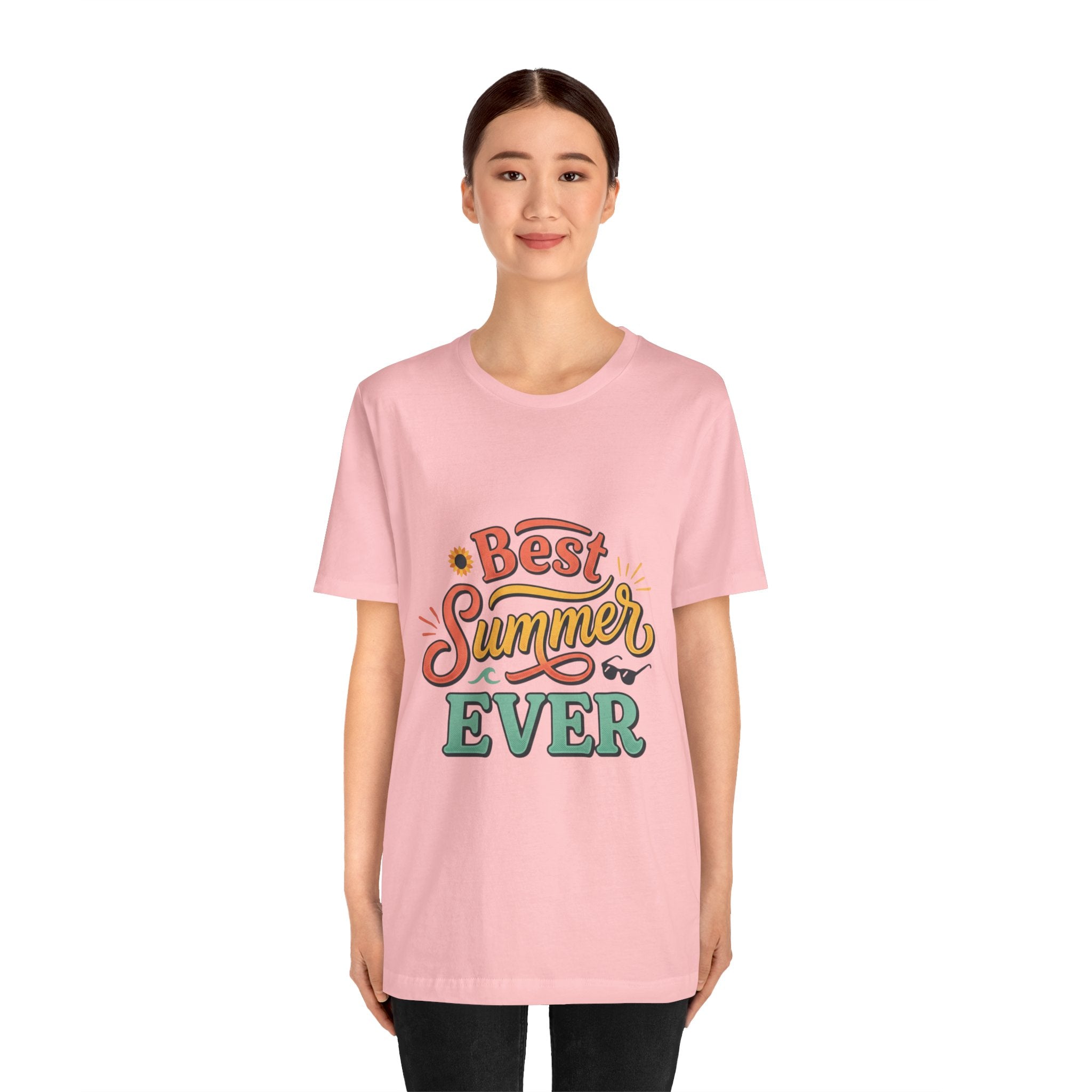 Best Summer Ever T-Shirt — Retro Colorful Vacation Tee