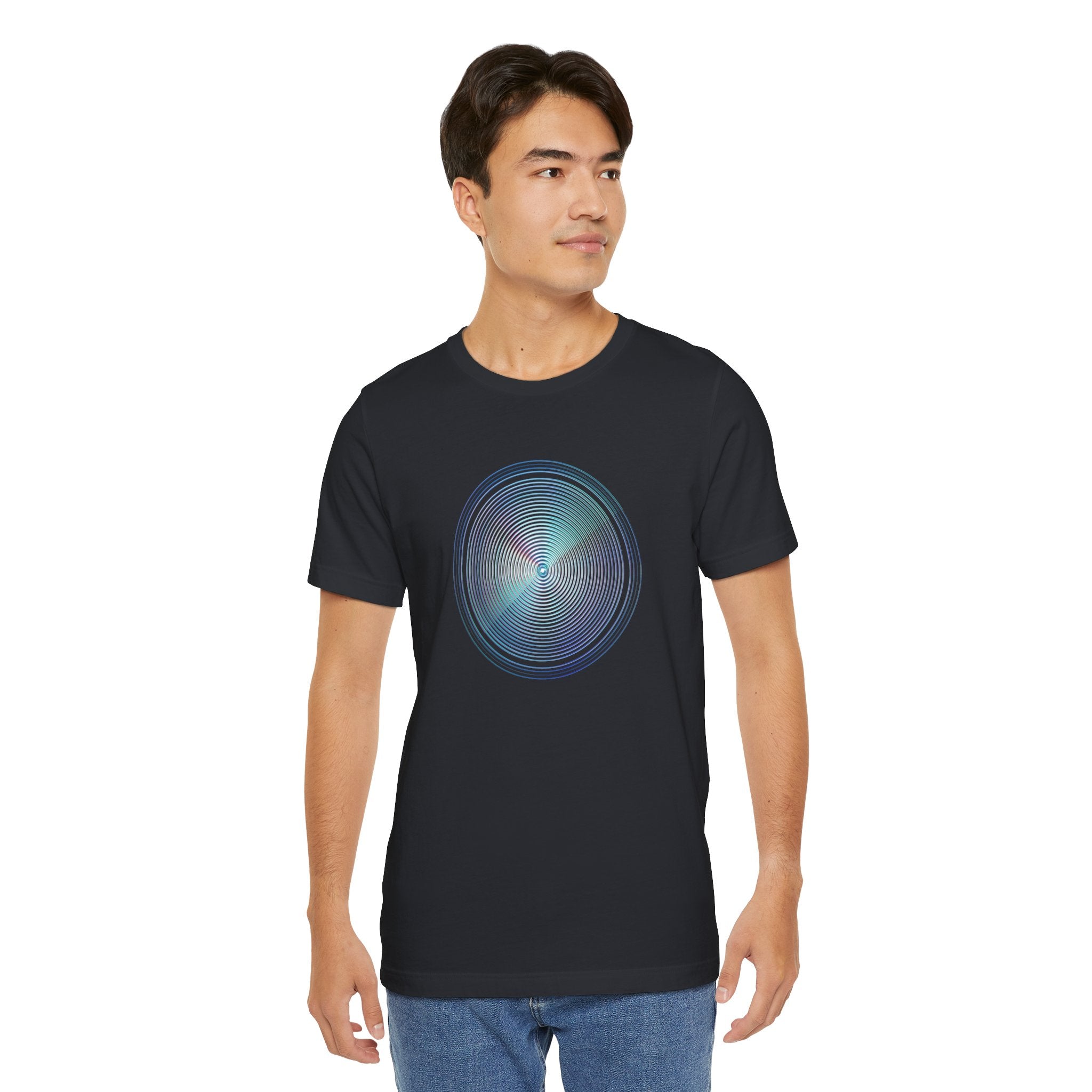 Hypnotic Holo Spiral T‑Shirt