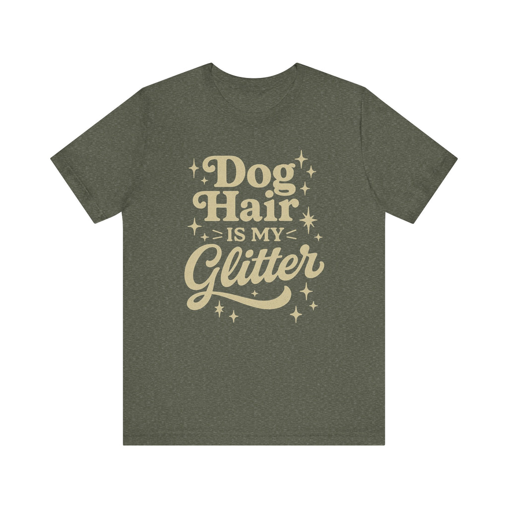 Dog Hair is My Glitter Unisex Jersey Tee - Perfect for Dog Lovers