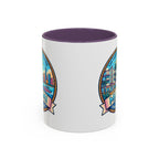 Miami Vintage Travel Accent Coffee Mug – 'Miami' Scenic Beach & Skyline Design (11/15oz)