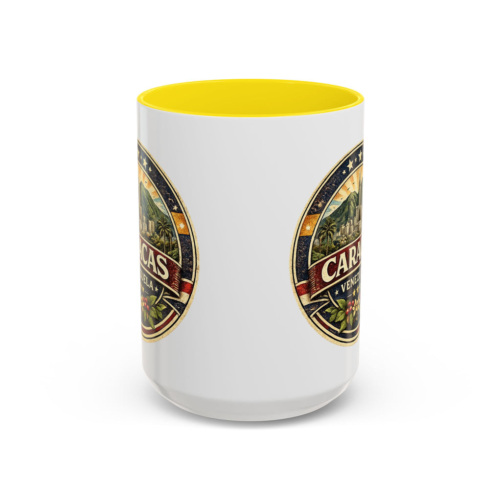 Caracas Venezuela Vintage Travel Accent Coffee Mug