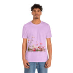Floral Meadow Tee – Pink Wildflower Field Graphic T-Shirt