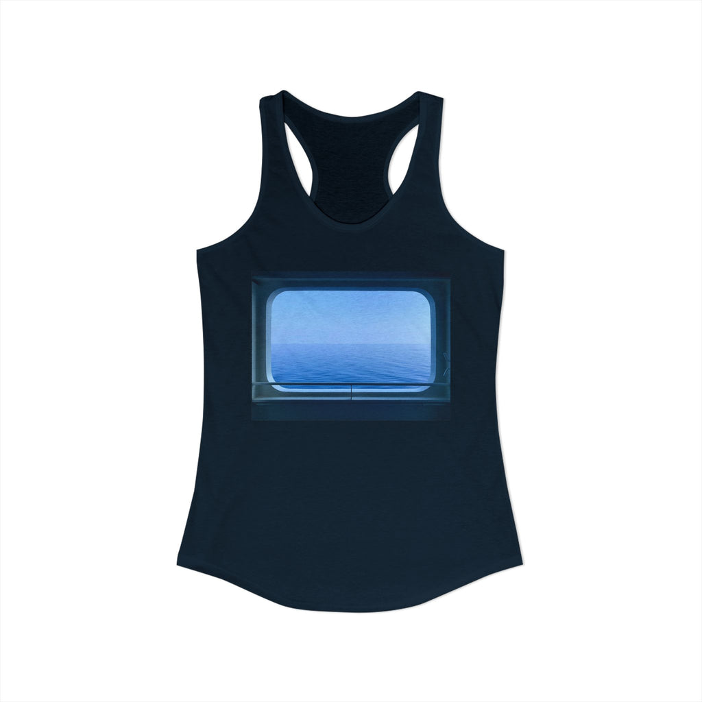 Women's Ideal Racerback Tank - Summer Ocean View