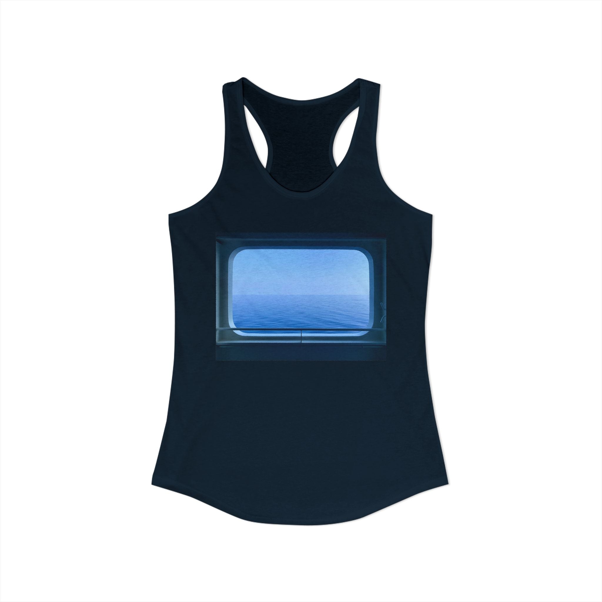 Women's Ideal Racerback Tank - Summer Ocean View