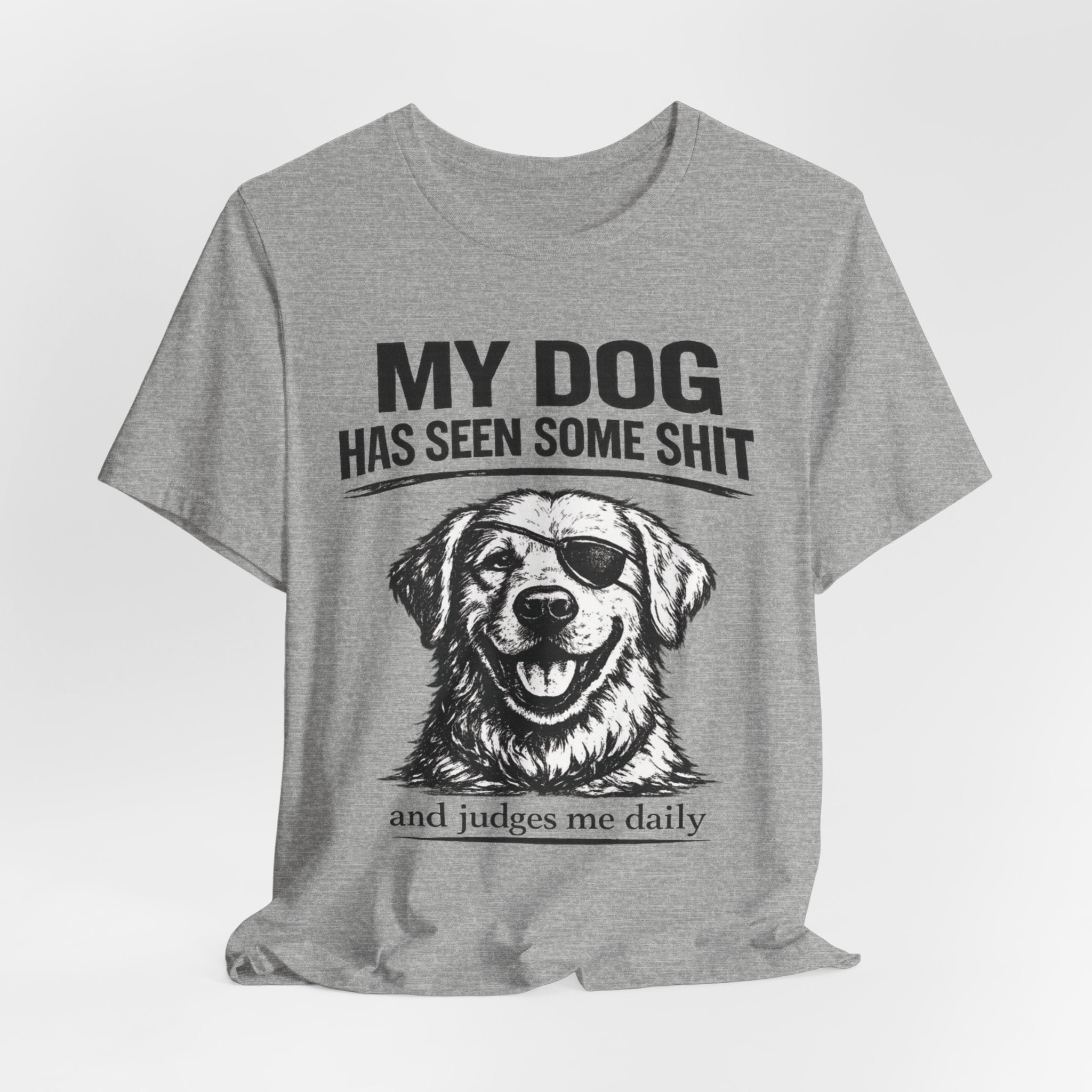 Golden retriever Dog T-Shirt — "My Dog Has Seen Some Shit" Funny Dog Lover Tee