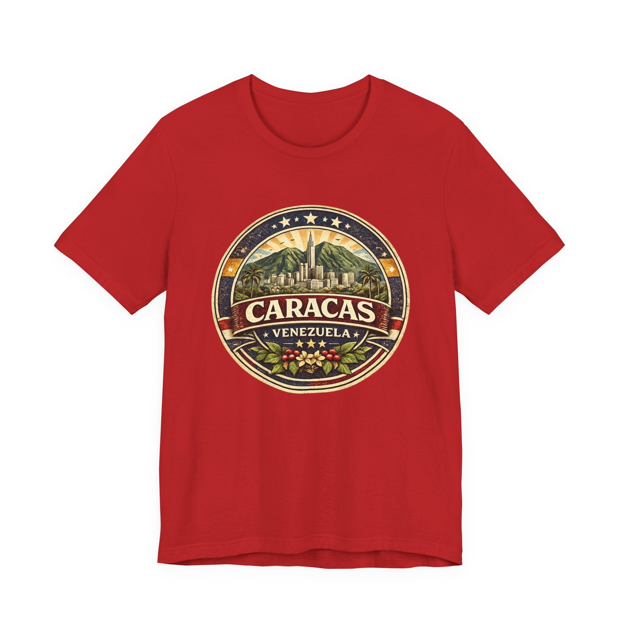 Caracas Venezuela Vintage Travel Tee — Retro City Badge T-Shirt