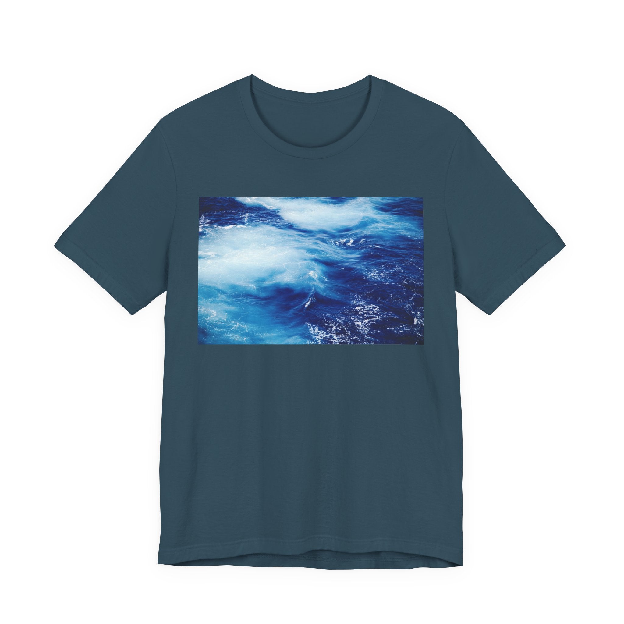 Ocean Waves  Tee — Blue Water Photography T-Shirt