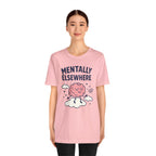 Mentally Elsewhere T-Shirt — Cute Brain on Cloud Graphic Tee