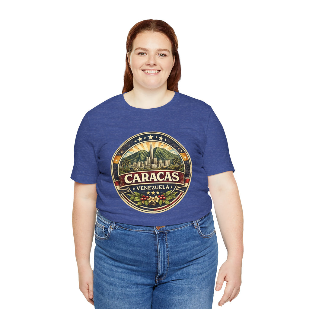 Caracas Venezuela Vintage Travel Tee — Retro City Badge T-Shirt
