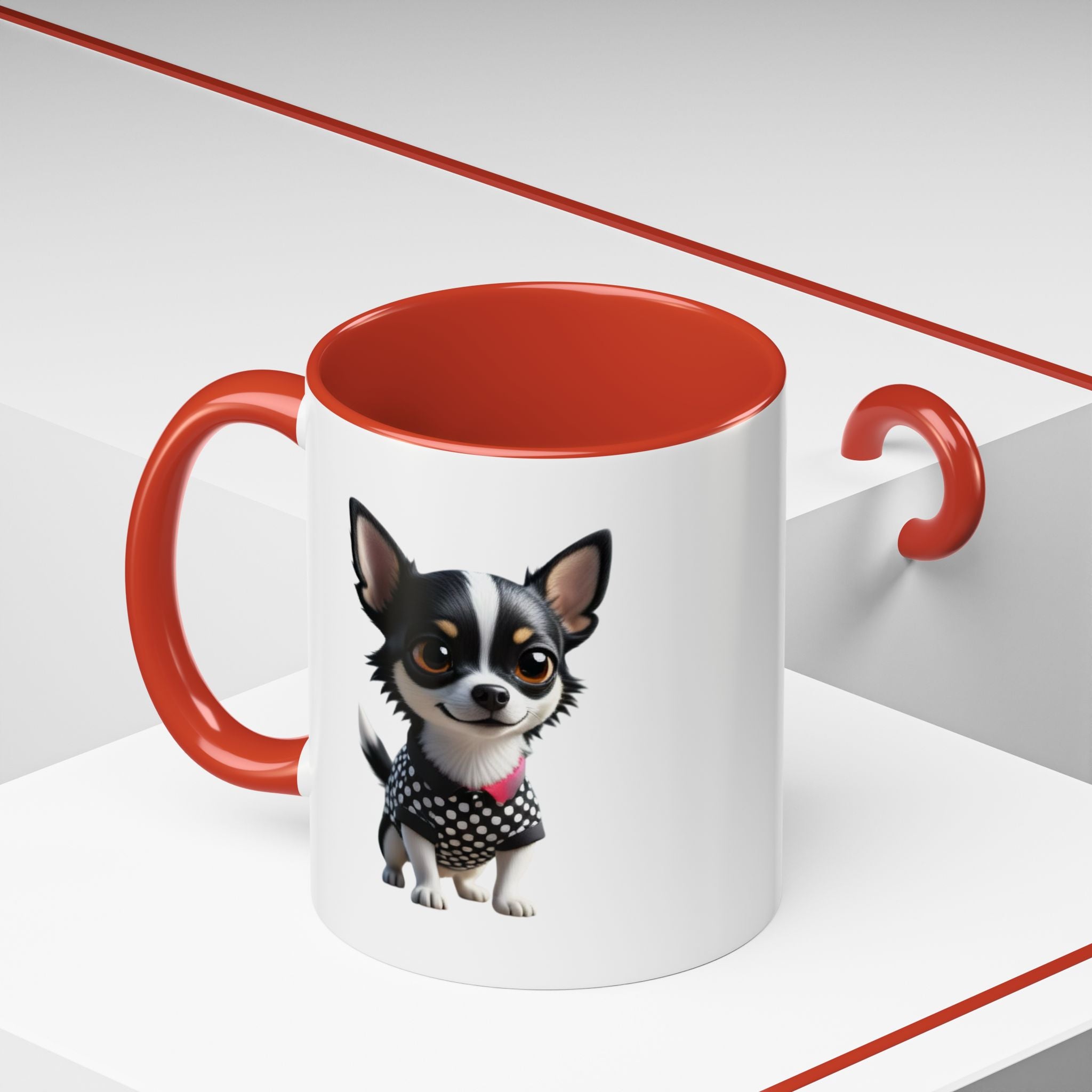 Chihuahua Dog Accent Coffee Mug – Cute Tiny Pup 11/15oz