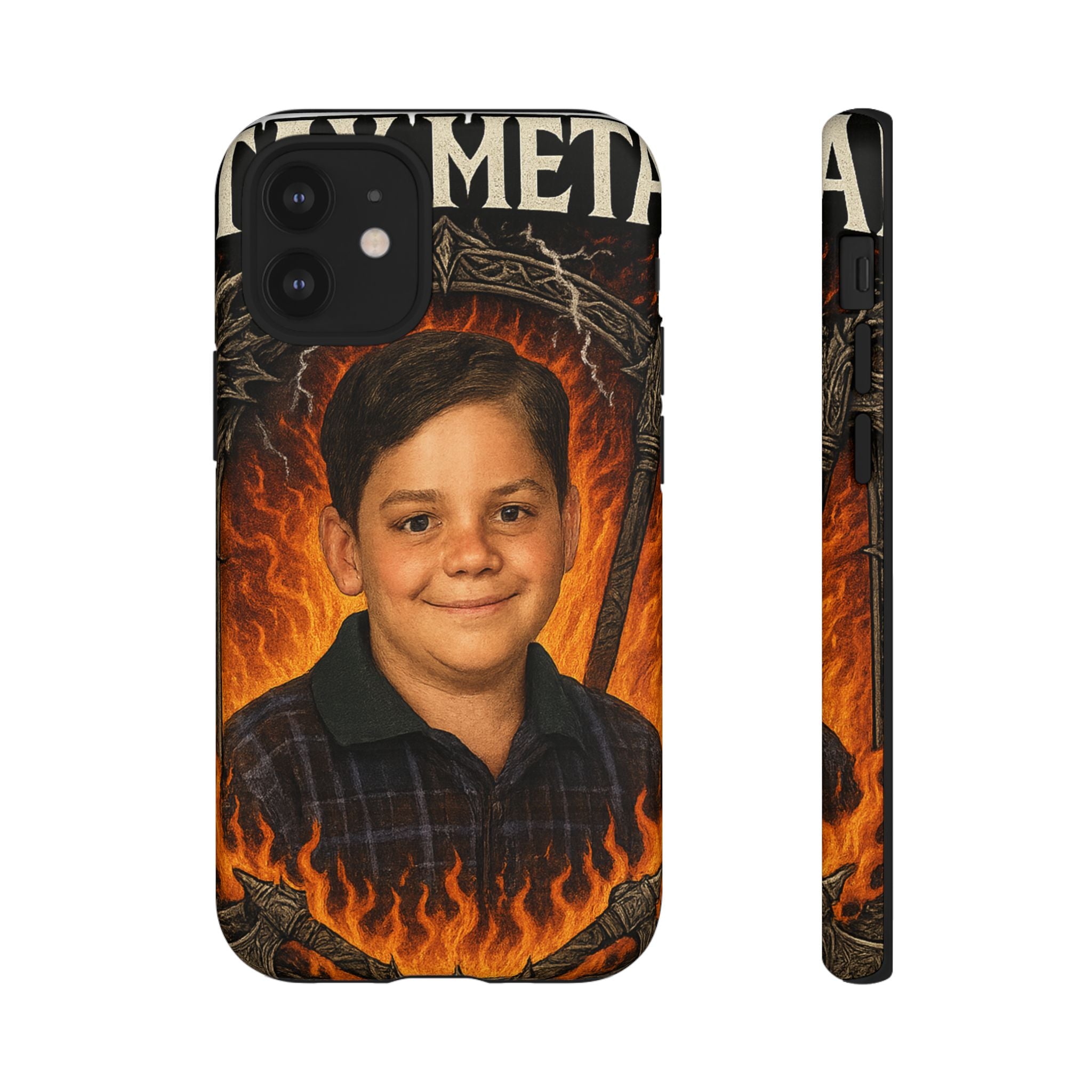 Metalhead Phone Case, Tough Cases for Music Lovers, Personalize with Unique Art, Gift for Metal Fans, Rock Lover's Accessory