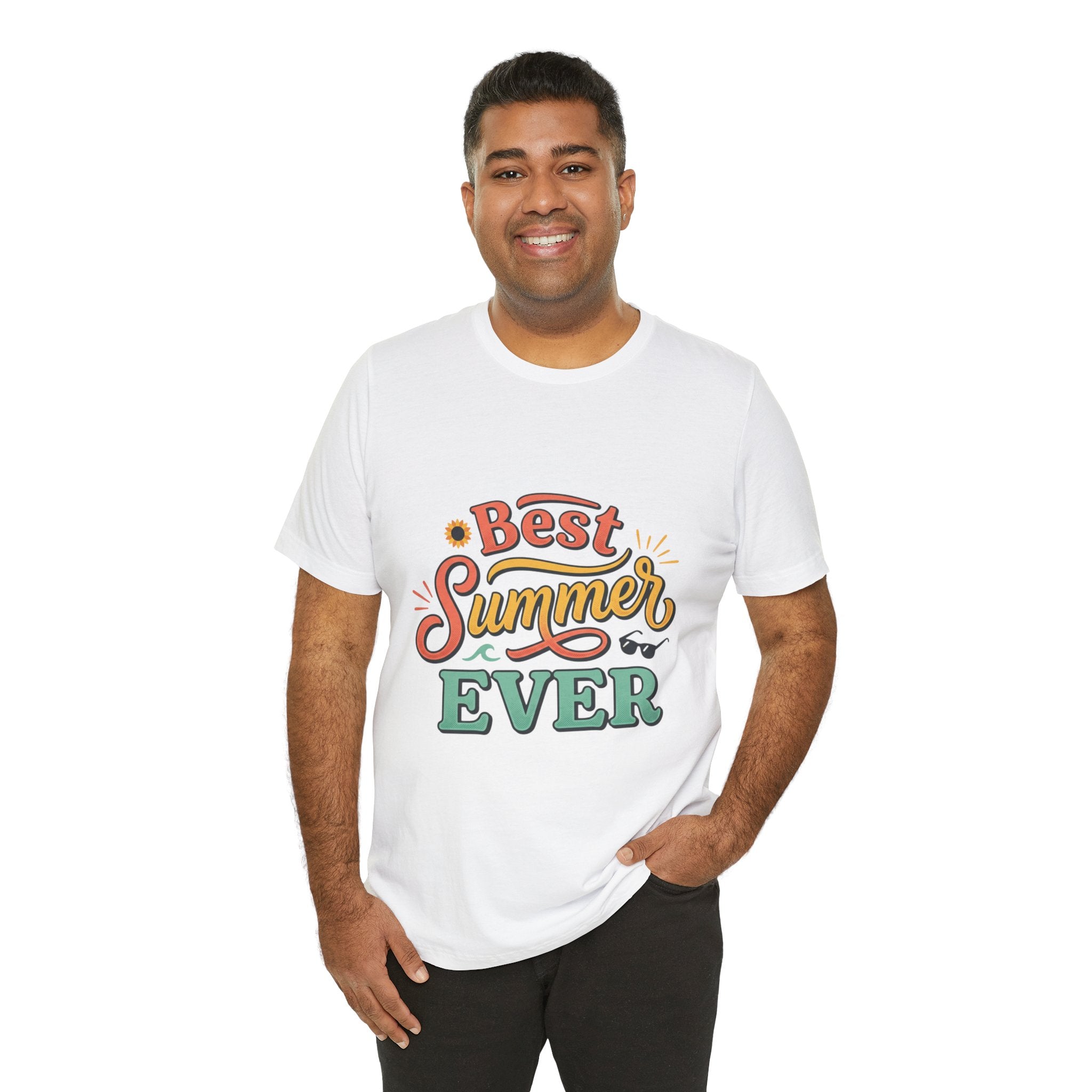 Best Summer Ever T-Shirt — Retro Colorful Vacation Tee