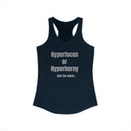 Graphic Tank — "Hyperfocus or Hyperhorny" Funny ADHD Humor Tank