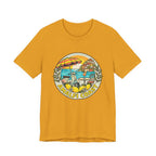Amalfi Coast Vintage Travel Tee — Scenic Lemon & Vespa Graphic