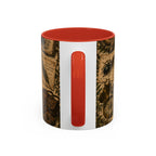 Vintage Natural History Coffee Mug — Botanical & Fossil Illustration Accent Mug